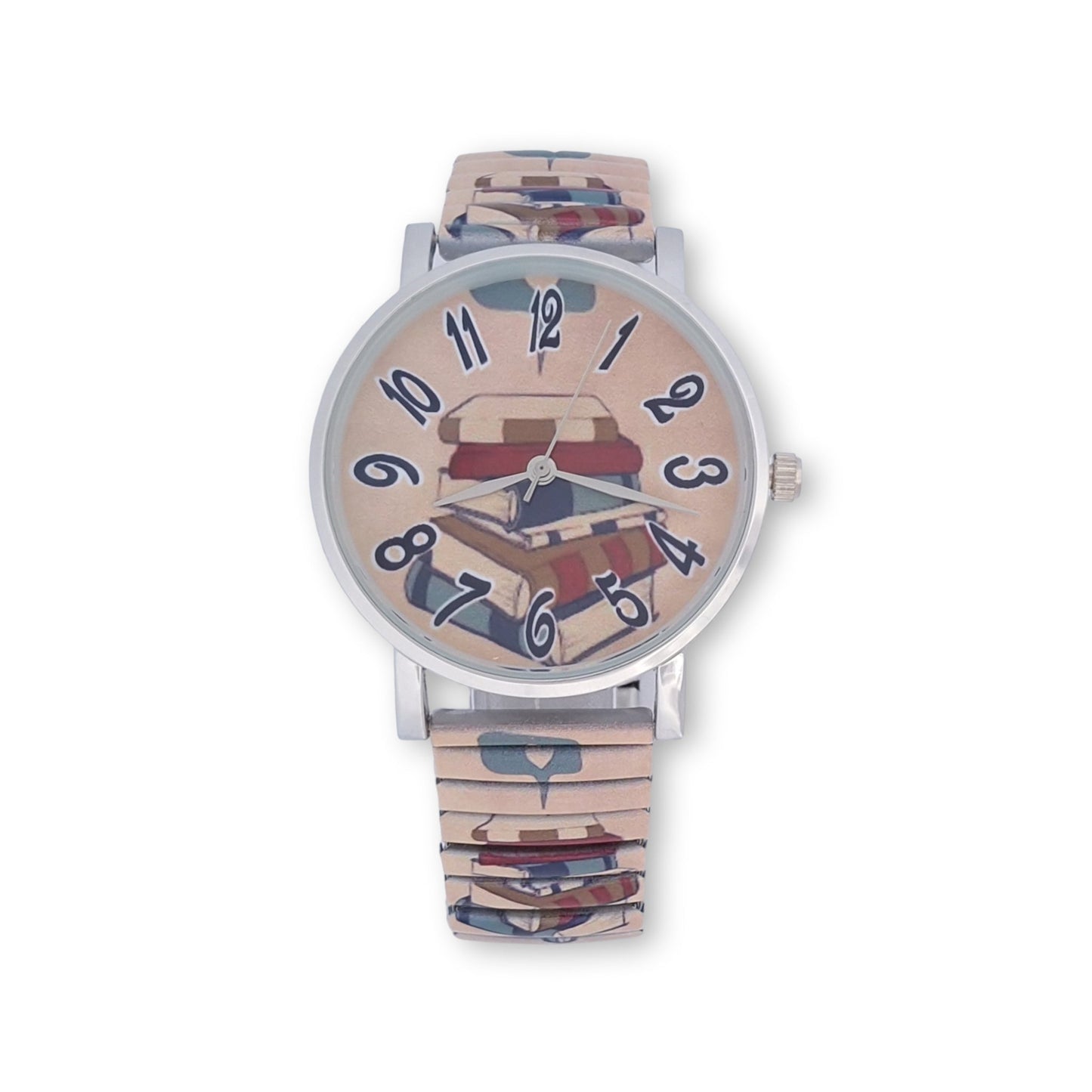 Frauenuhr elastisch Bücher Ernest E64001-012