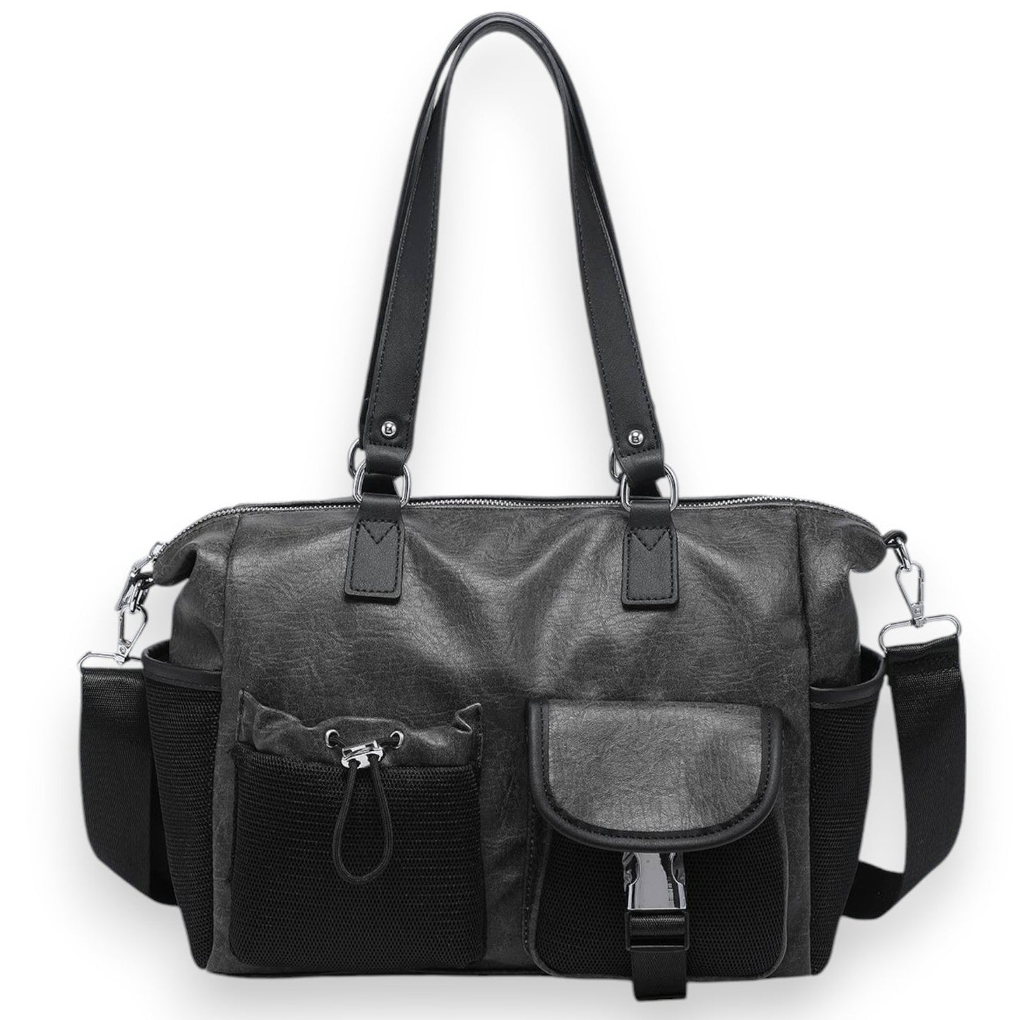 Damen Handtasche Donna Aléssia Casual Multitaschen Schwarz