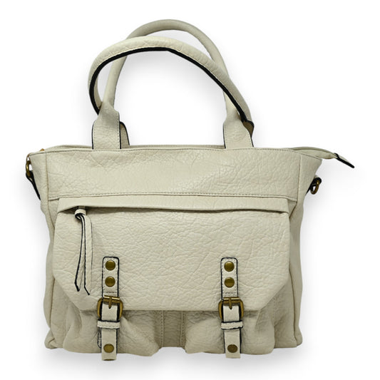Schicker beige Handtasche mit mehreren Taschen