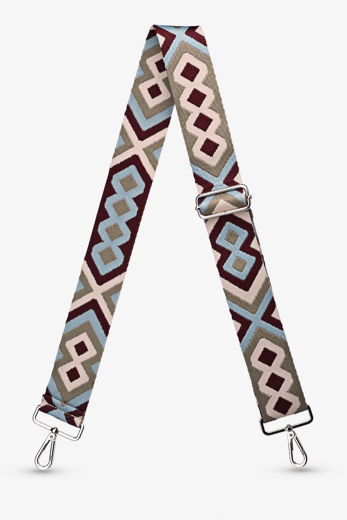 Trendiger geometrischer Stoff-Schulterriemen