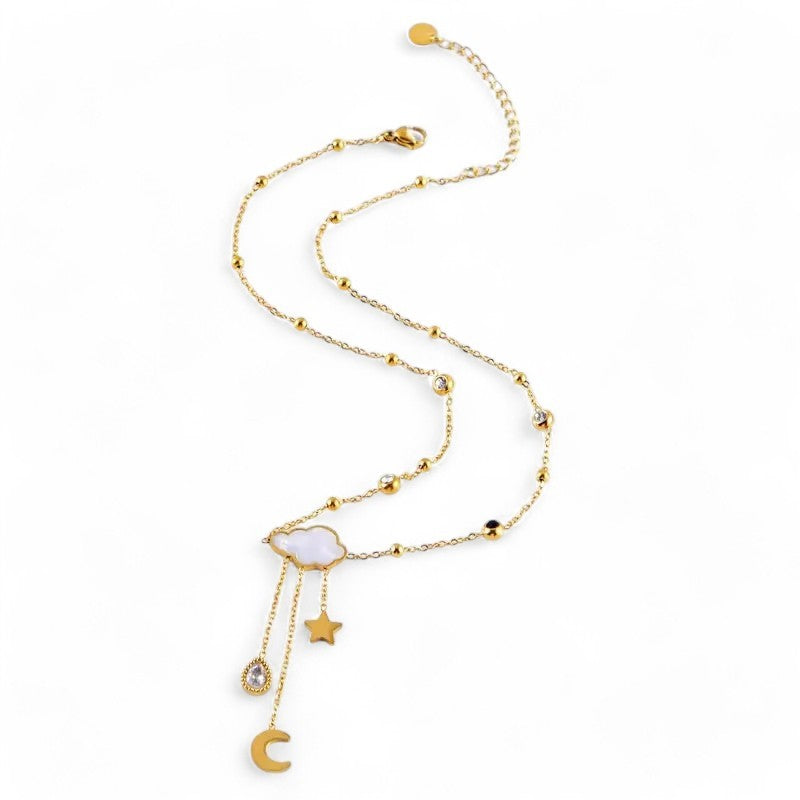 Goldene Astral-Halskette