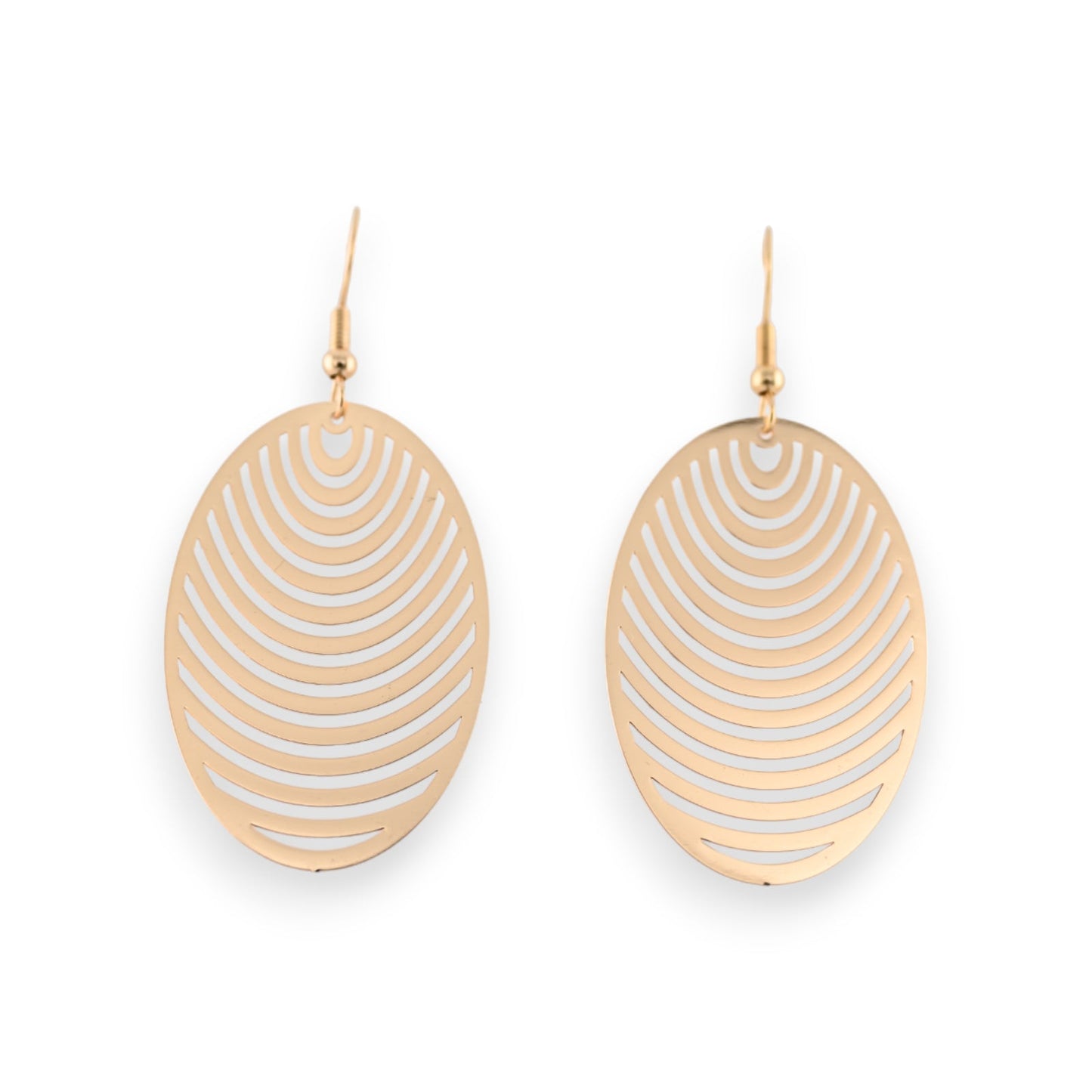 Goldene Ohrringe Aura