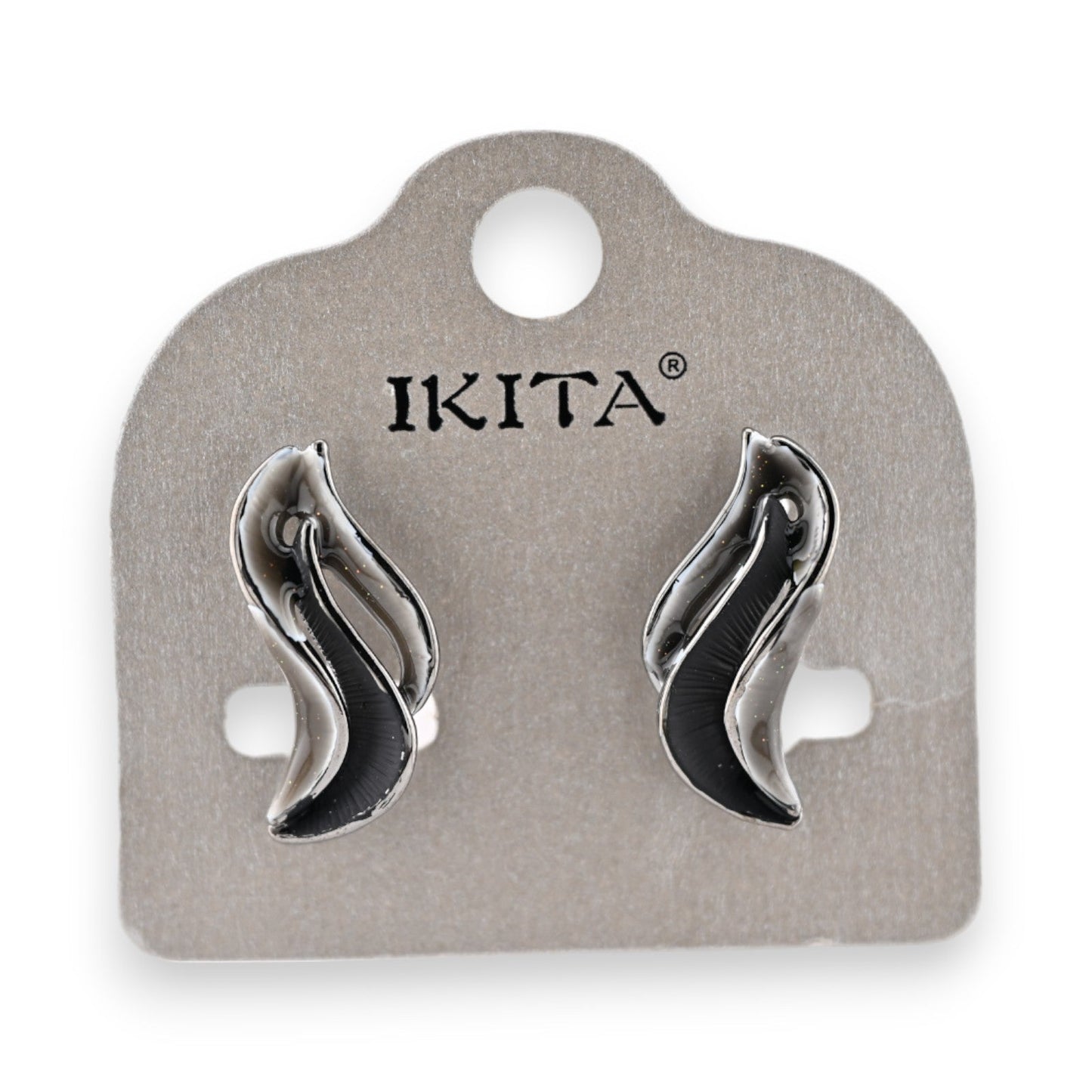 Ikita Ohrringe silberne Spirale