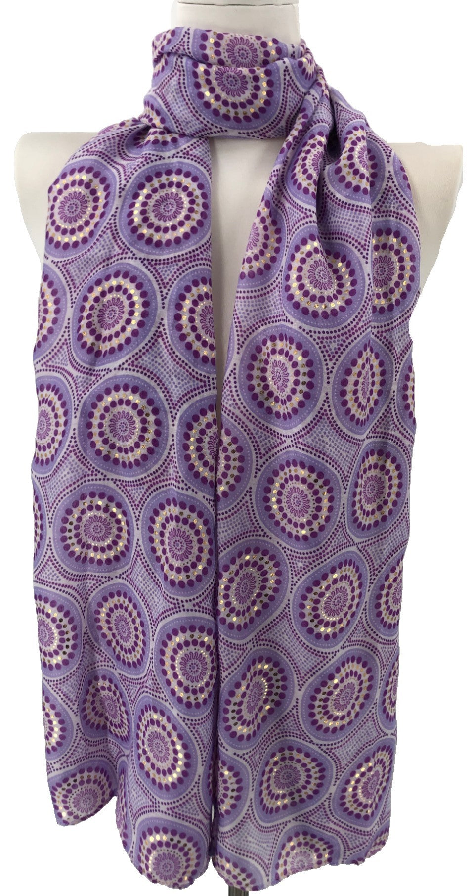 Schal mit Gold-Details in Parme-Rosetten