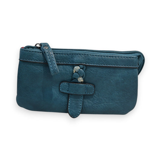 Mehrtaschige Geldbörse Mélanie Paris Petrol