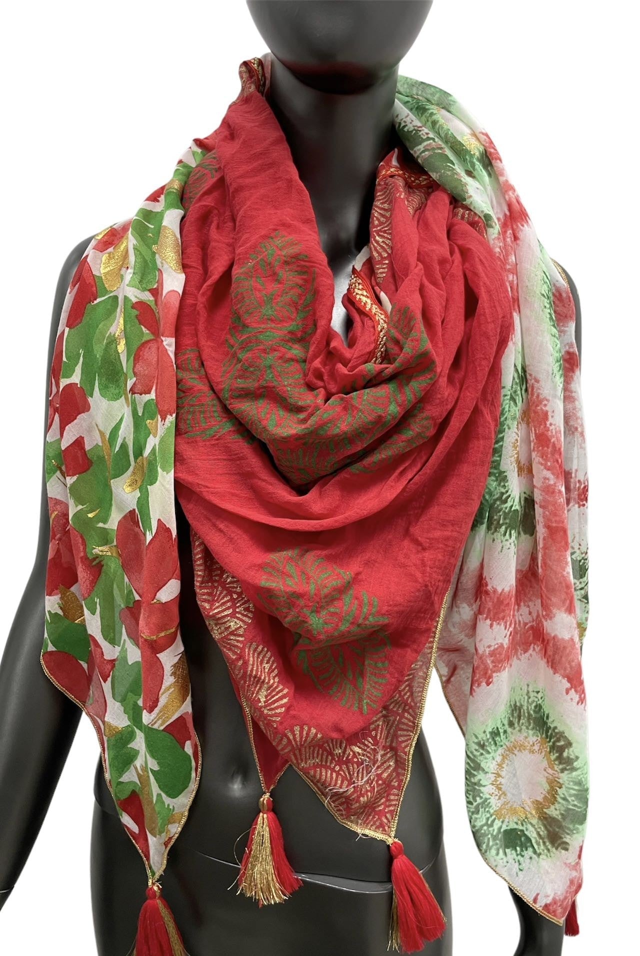 Quattro Seasons Patchwork-Schal