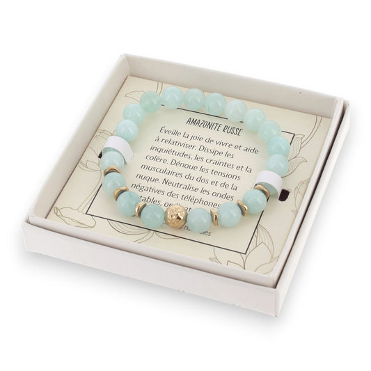 Russisches Amazonit-Armband mit Lolilota-Box