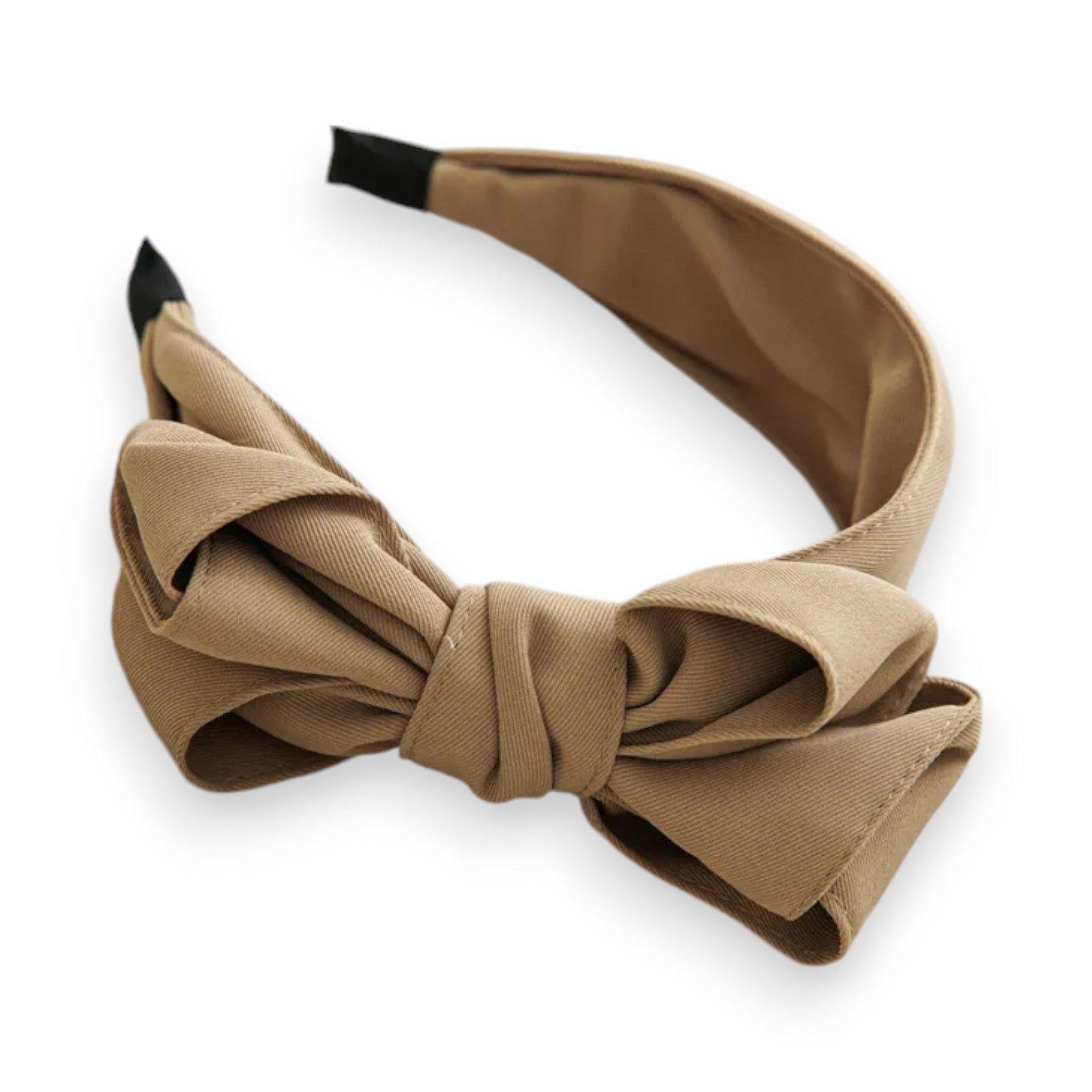 Fantasie-Haarreif mit beigefarbener Schleife