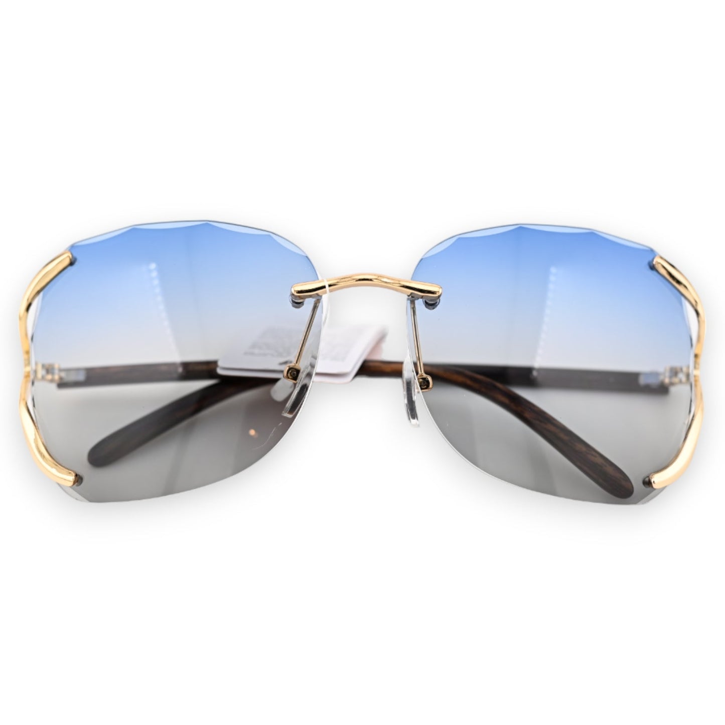 Fantasie-Sonnenbrillen in Blau-Grau