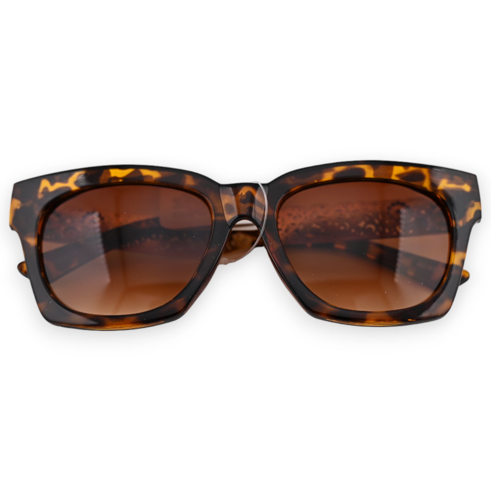 Braune und goldene Leopard-Brille