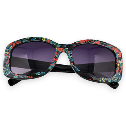 Blumenmuster-Brillen