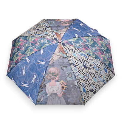 Regenschirm Sweet & Candy kleines Mädchen beim Spaziergang