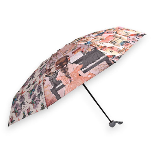 Regenschirm Sweet & Candy kleines Mädchen am Klavier