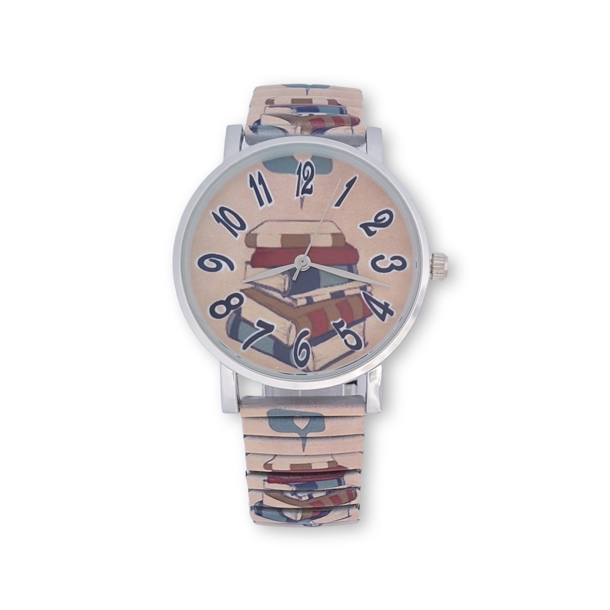 Frauenuhr elastisch Bücher Ernest E64001-012