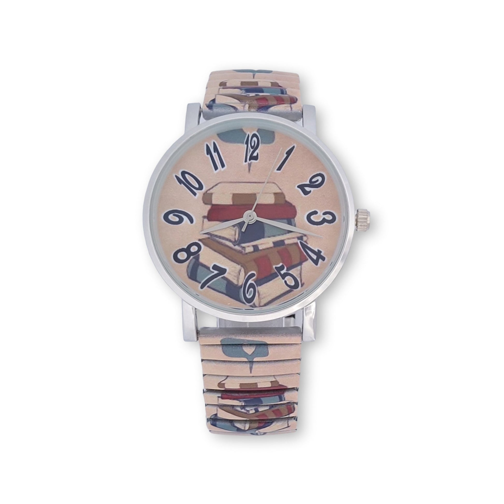 Frauenuhr elastisch Bücher Ernest E64001-012