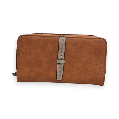 Elegante Brieftasche Mélanie Paris Braun