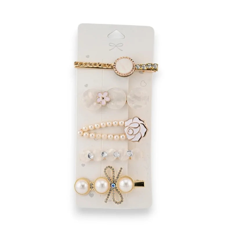 Set eleganter Haarspangen