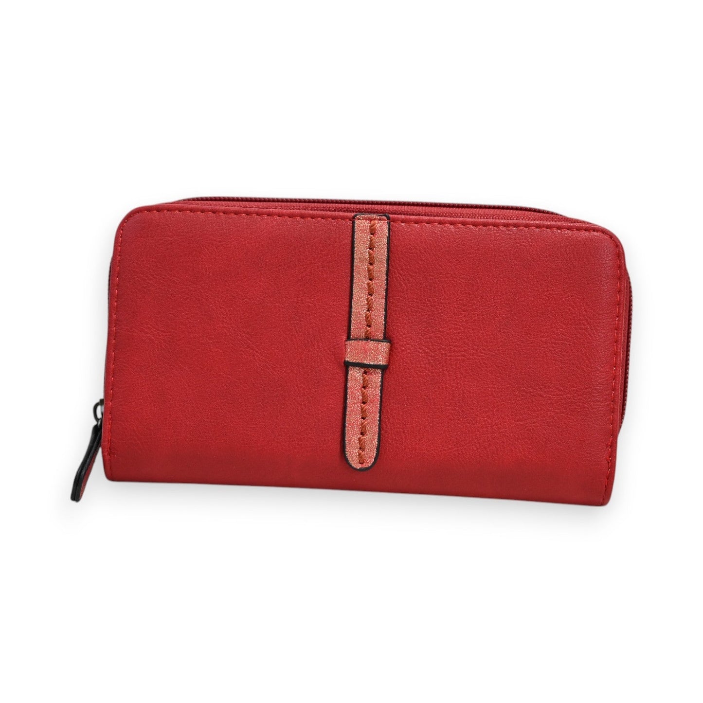 Elegante rote Geldbörse Mélanie Paris