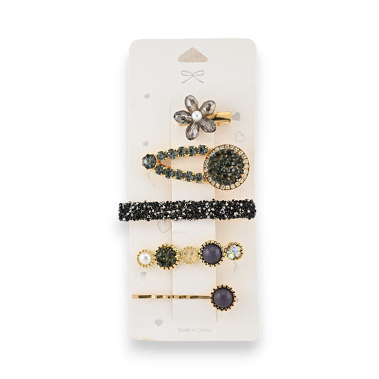 Set eleganter Haarspangen