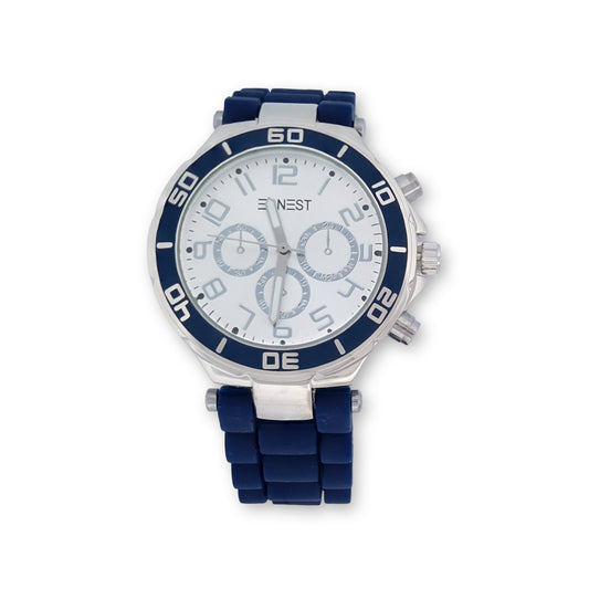 Chronograph Uhr Nautische Eleganz ERNEST - Mitternachtsblau Edition