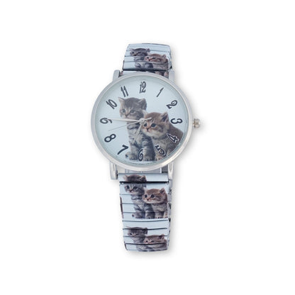Erweiterbare Ernest Katzen-Uhr für kleine Handgelenke