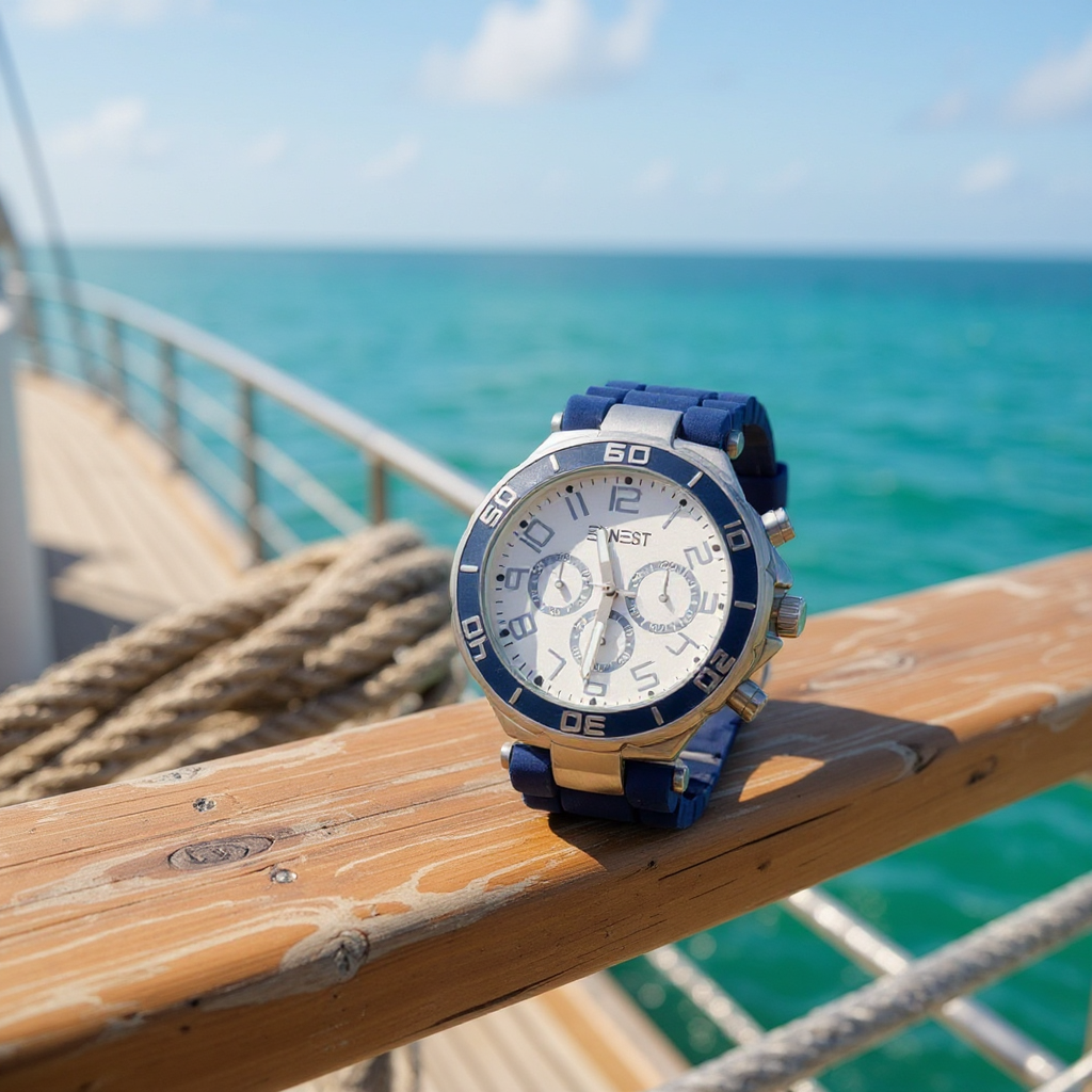 Vergoldetes Schmuckset mit Perlen und Schleifen bestehend aus Kette und Ohrringen