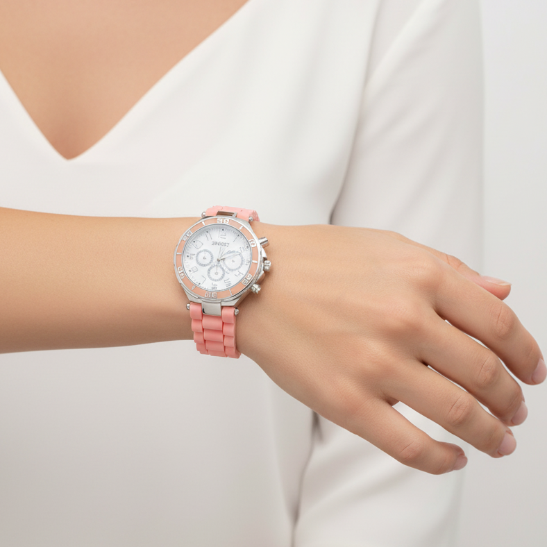 Silberner Stahlring mit Diamantverzierung und schwarzer Textur im Hintergrund