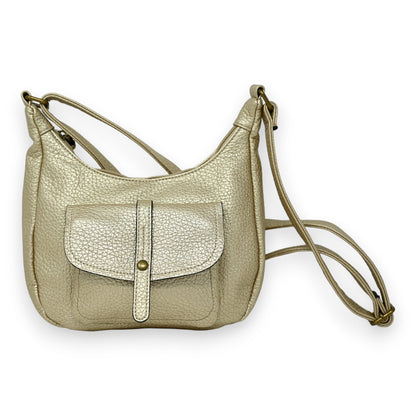 Goldene Bananenform Umhängetasche