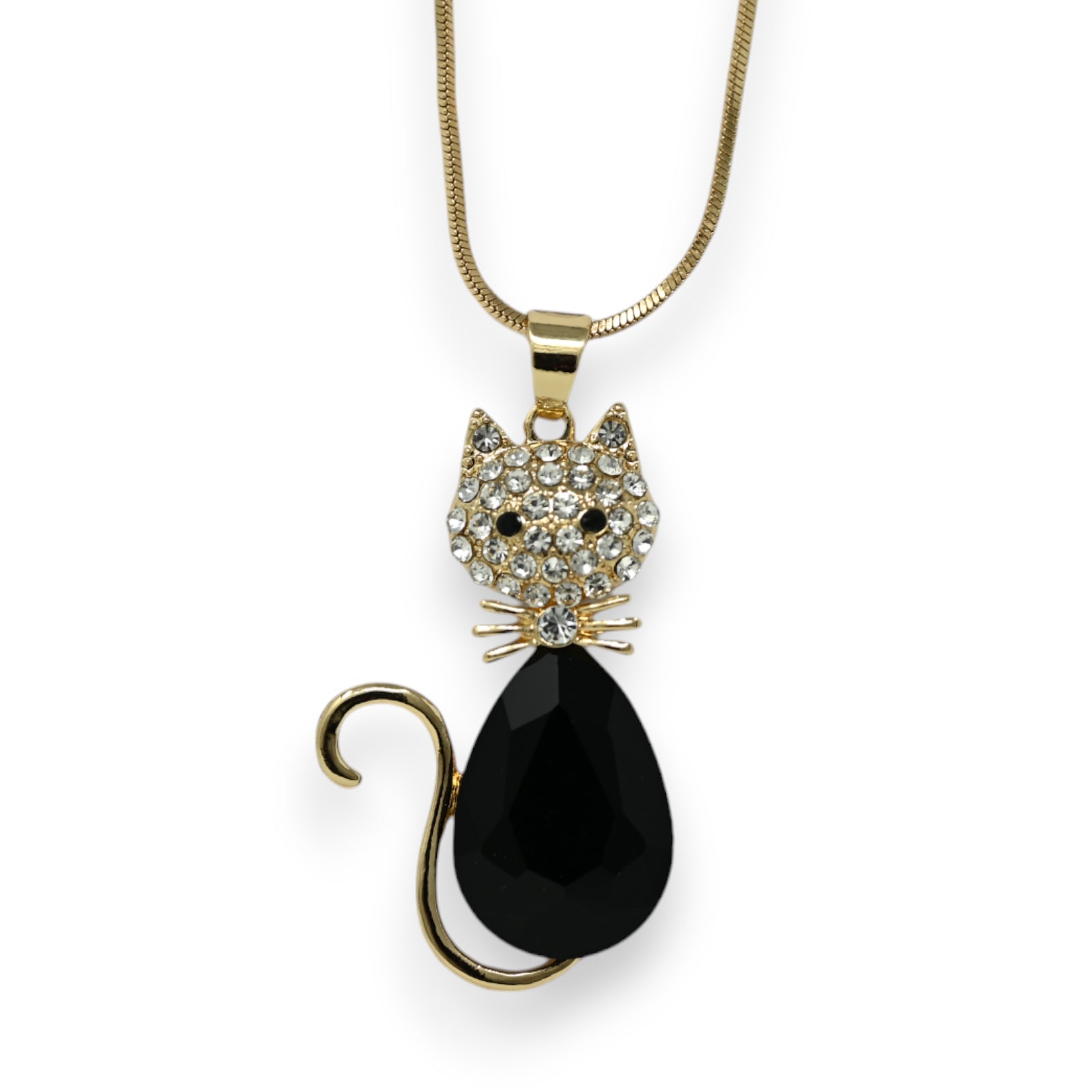 Langer goldenes, schwarzes und glänzendes Phantasie-Halsband