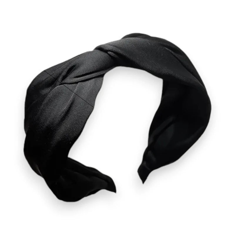 Fantasie-Haarreif mit gedrehter schwarzer Schleife