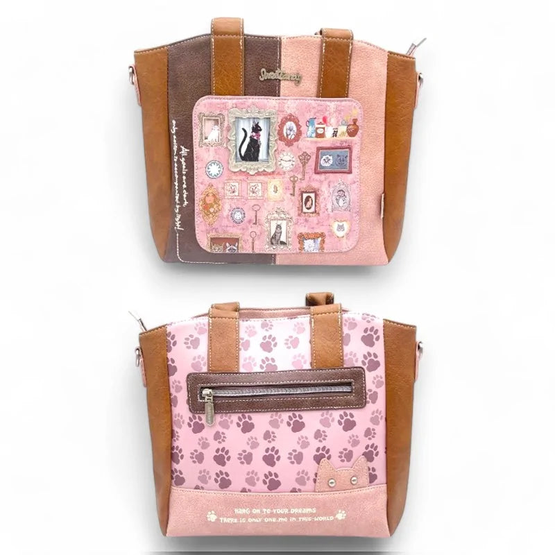 Süße Candy Rosa Chic Handtasche