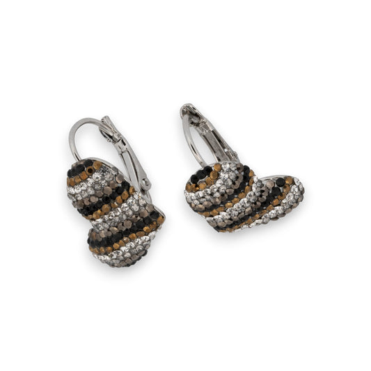 copy of Boucles d'oreilles créoles perles vert d'eau