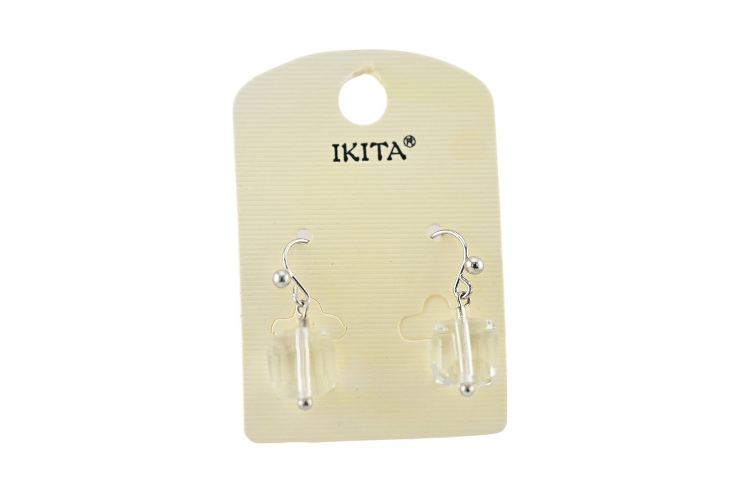 Transparente Würfel-Ohrringe von Ikita