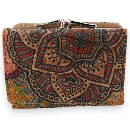 Kleine kompakte Geldbörse aus Kork