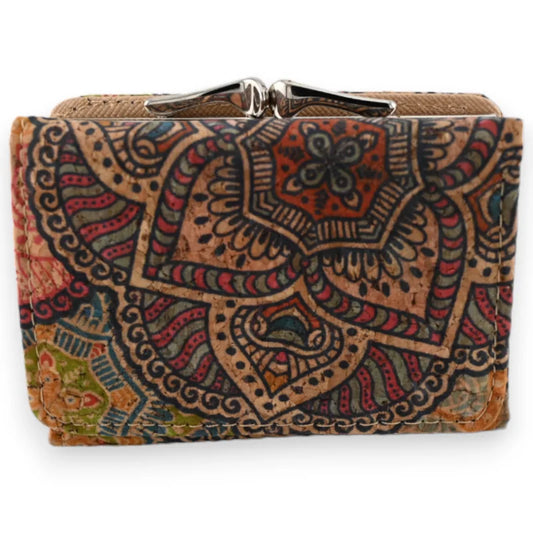 Kleine kompakte Geldbörse aus Kork