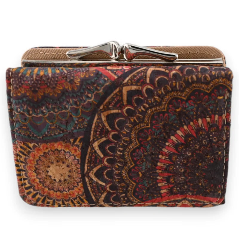 Kleine kompakte Geldbörse aus Kork