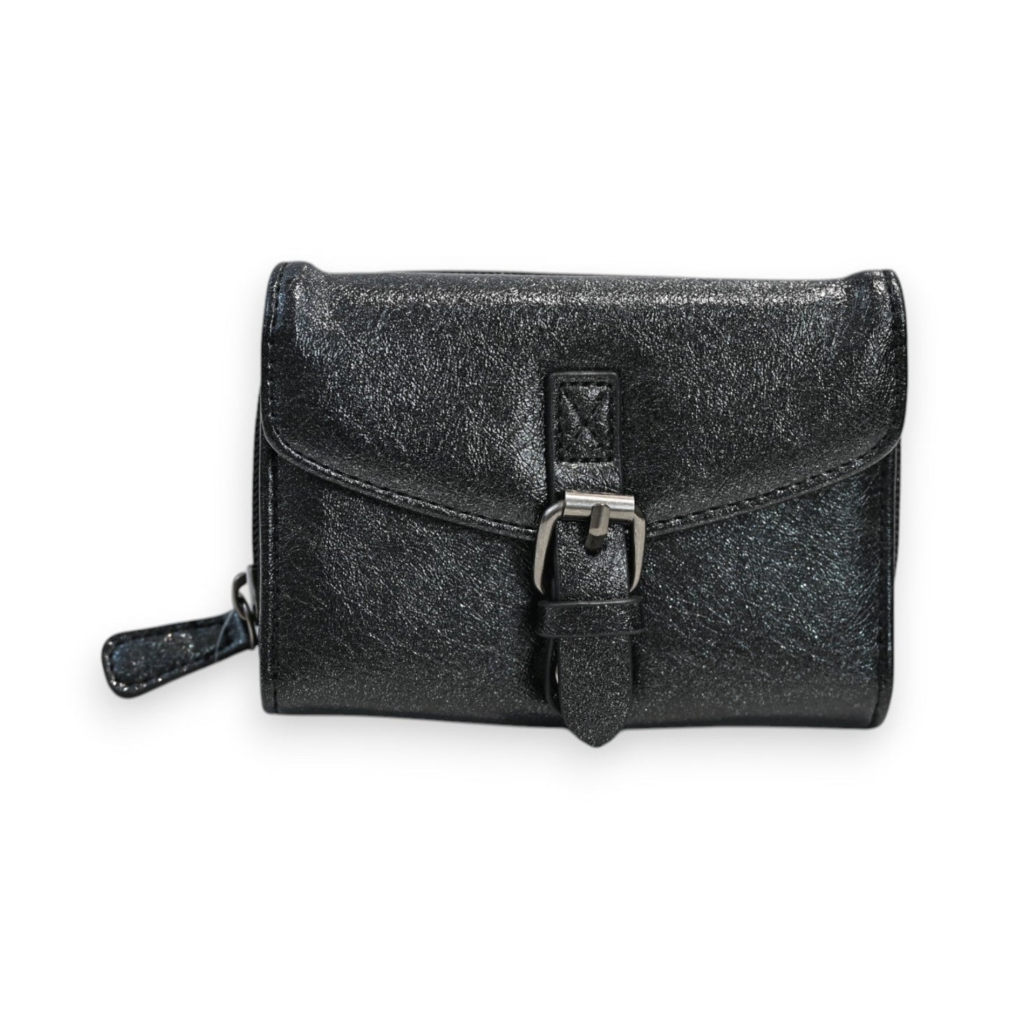 Kompakte Brieftasche Mélanie Paris Glänzend Schwarz