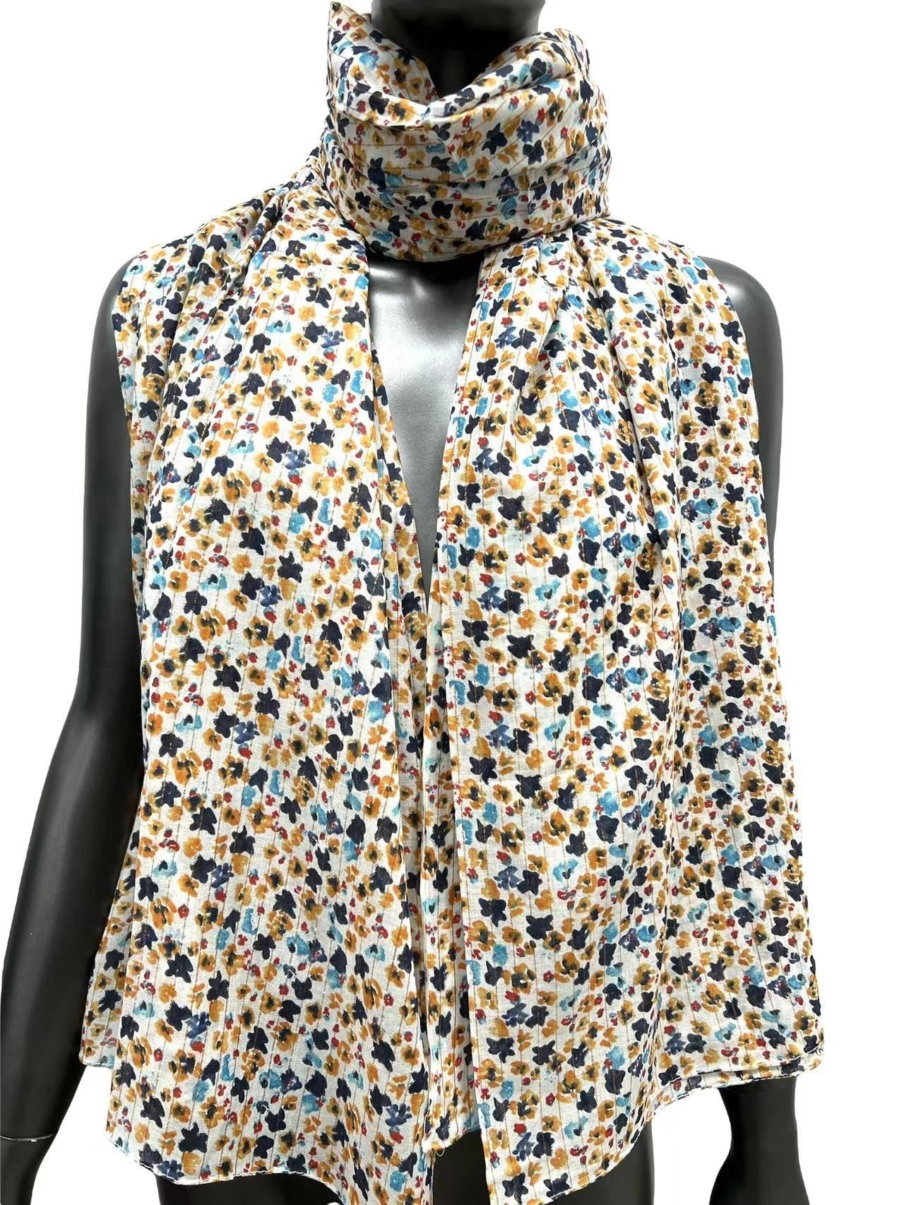 Liberty Schal mit goldenem Lurex