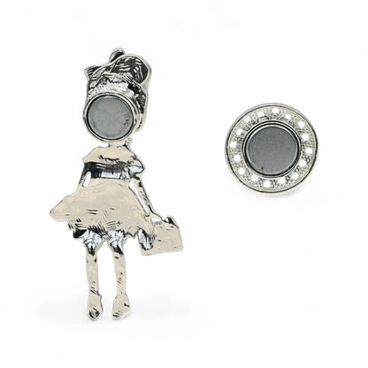 Magnetische Brosche magnetischer Vintage-Schmuck