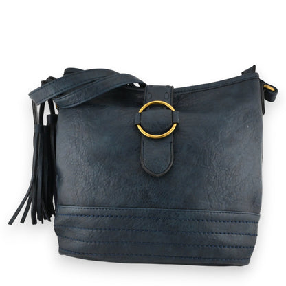Tasche mit Schulterriemen in Marineblau
