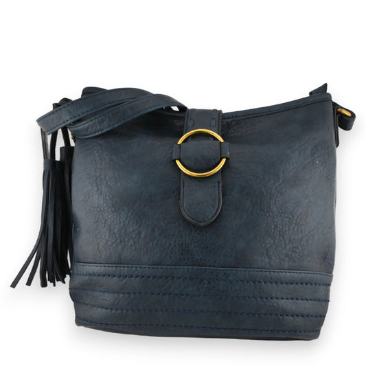 Tasche mit Schulterriemen in Marineblau
