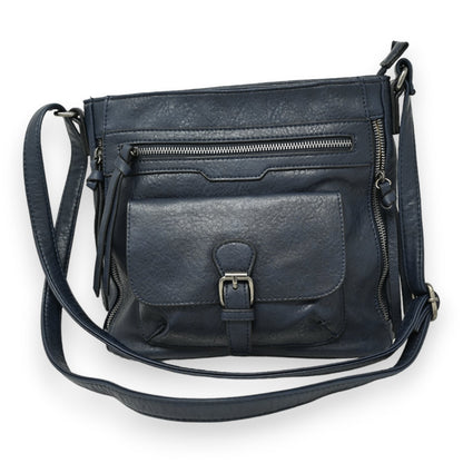 Marineblauer Umhängetasche mit mehreren Taschen