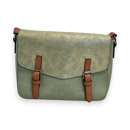 Melanie Paris Schultertasche Mandelgold