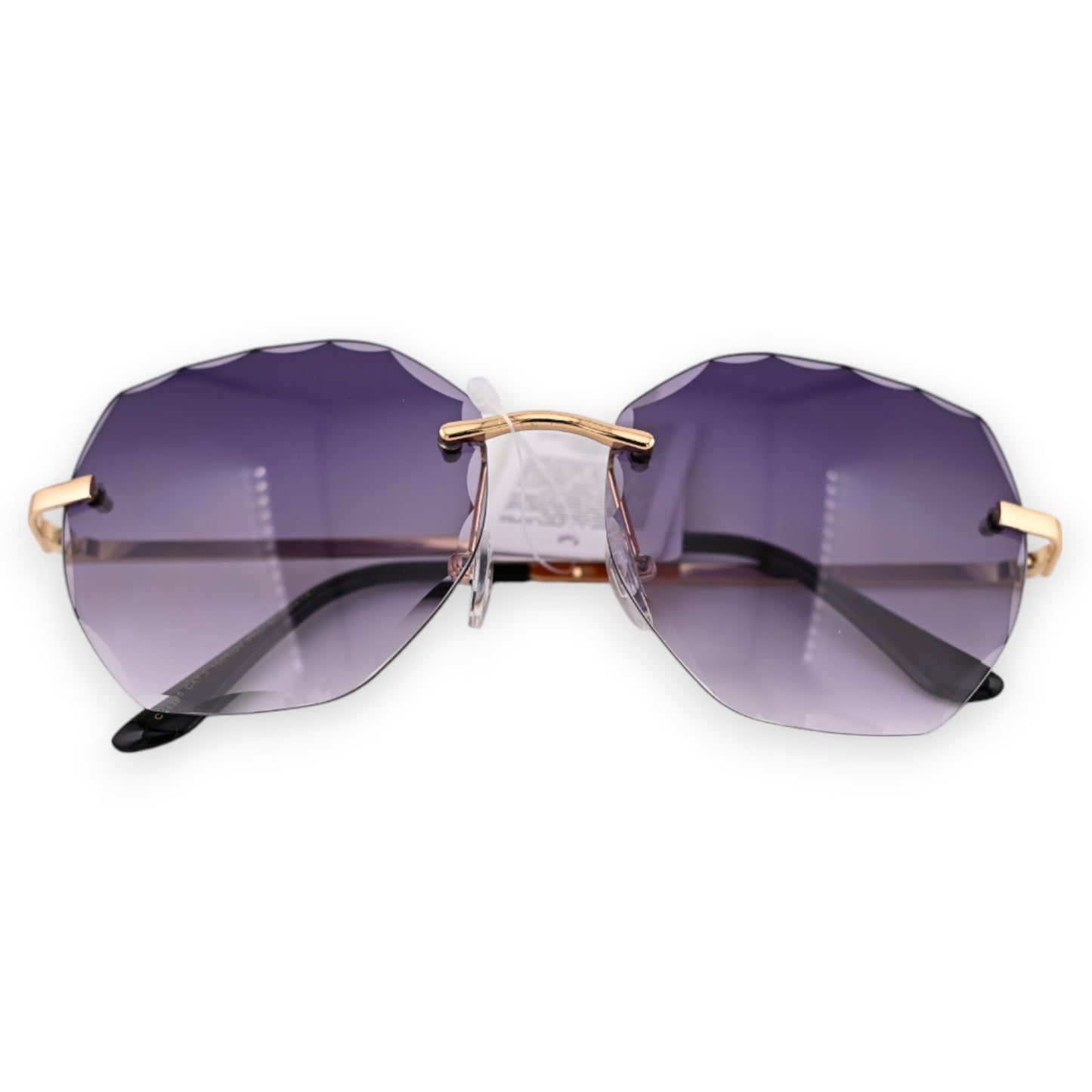 Ovale, schwarz- und grau getönte Brillen