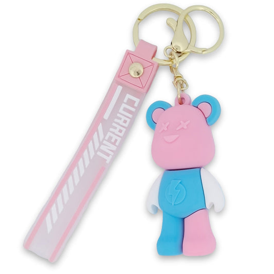 Pastellrosa und Blau Kuschelanhänger