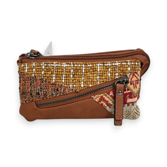 Patchwork Portemonnaie Cognac Mélanie Paris