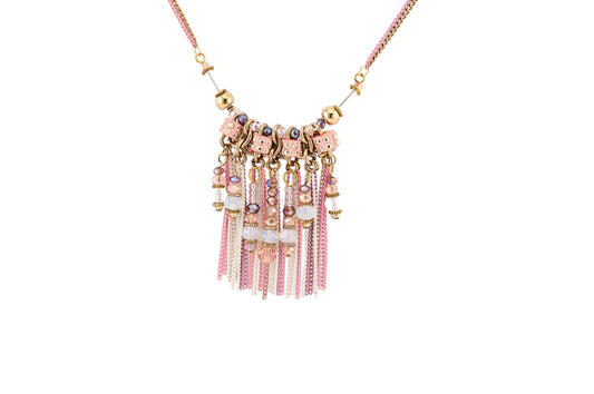 Modische Quastenkette Rosa von Ikita