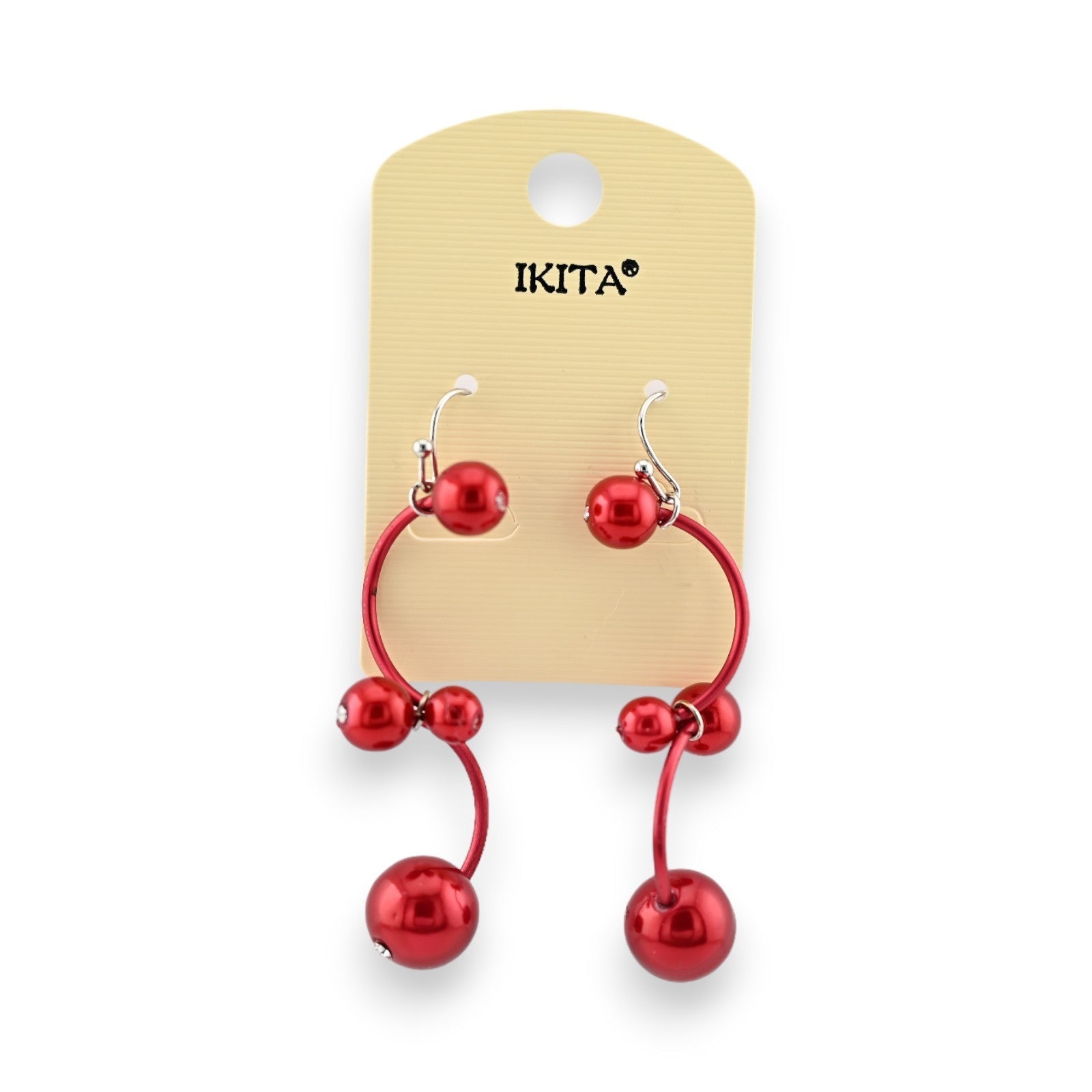 Ohrringe Ikita Bordeaux
