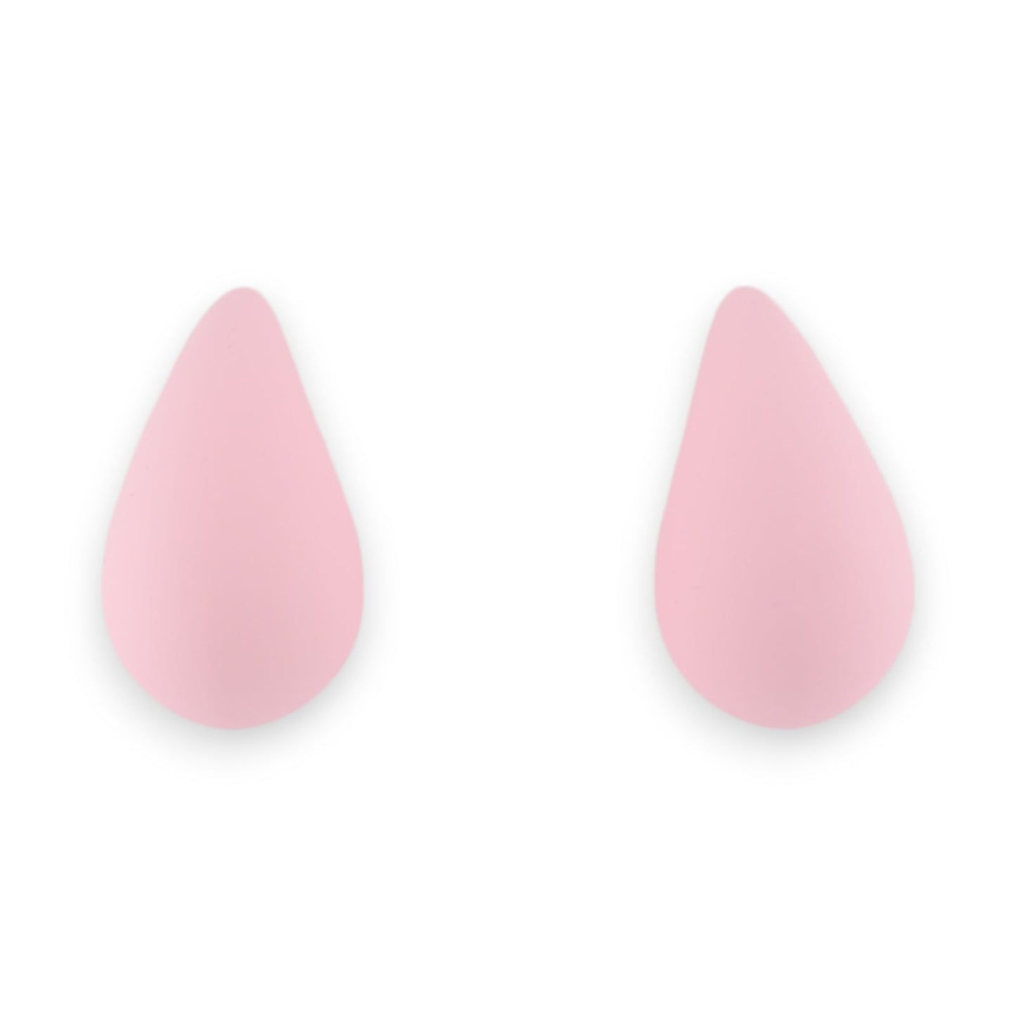 Sanfte rosa Tropfenohrringe