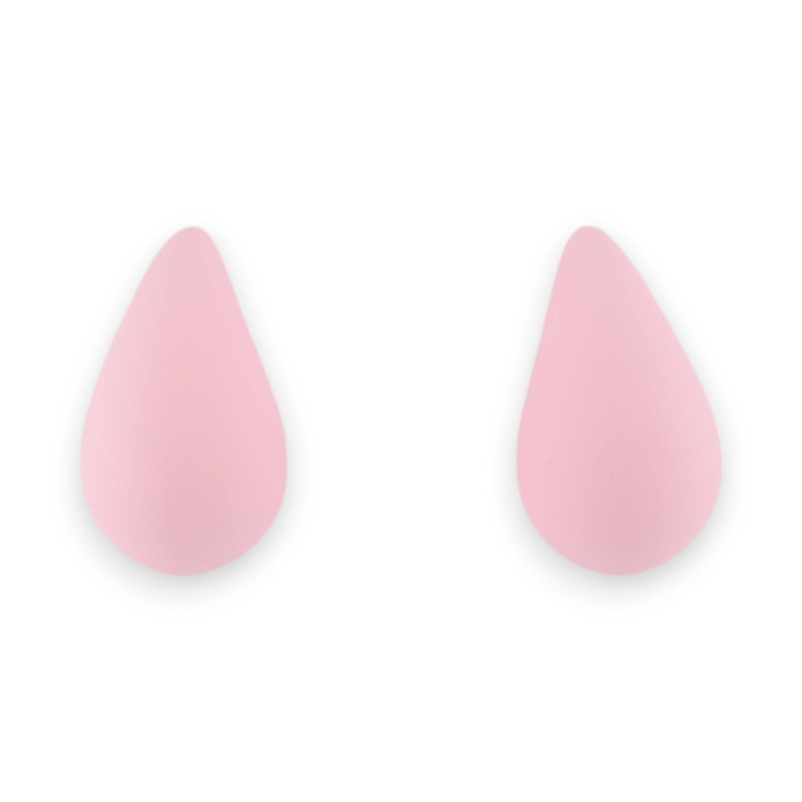 Sanfte rosa Tropfenohrringe